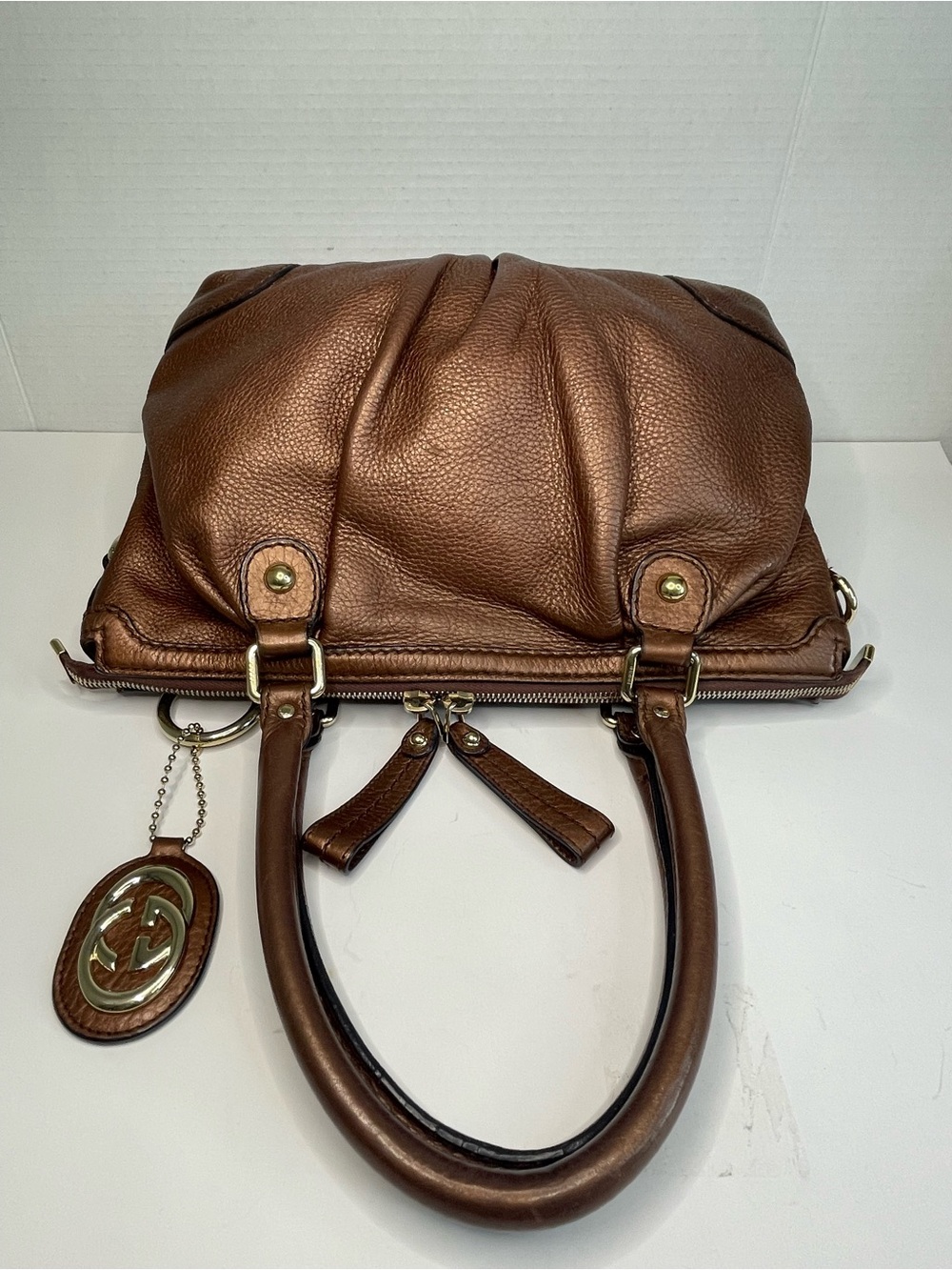 Gucci Sukey top handle bag with dust bag - Picture 8 of 16